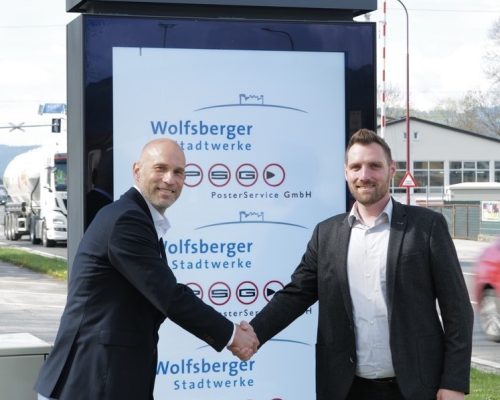 vlnr Geschäftsführer der Stadtwerke Wolfsberg DI Christian Schimik und Geschäftsführer der PSG Mag. David Kovacevic